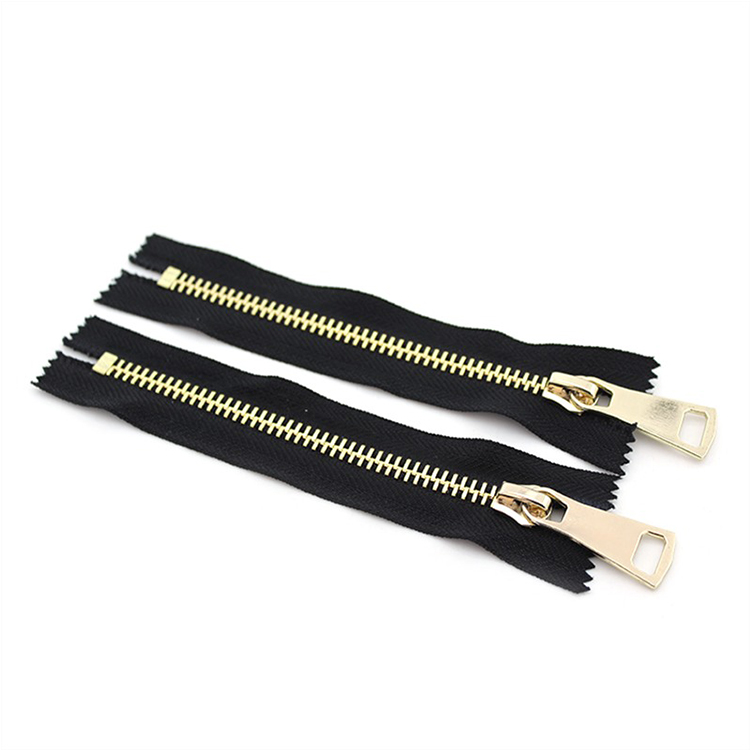Sewing Accessories Tools 5# Metal Jacket Zipper Brass Zipper Personalized #5 Brass Zipper For Garments