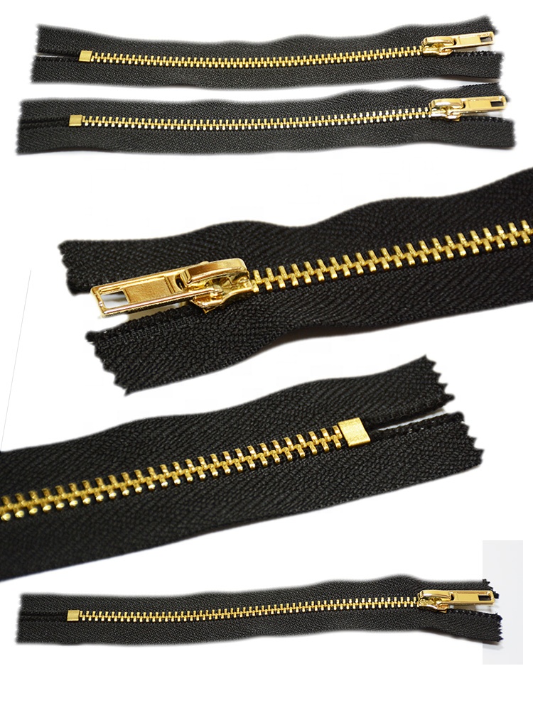 Metal zipper selection