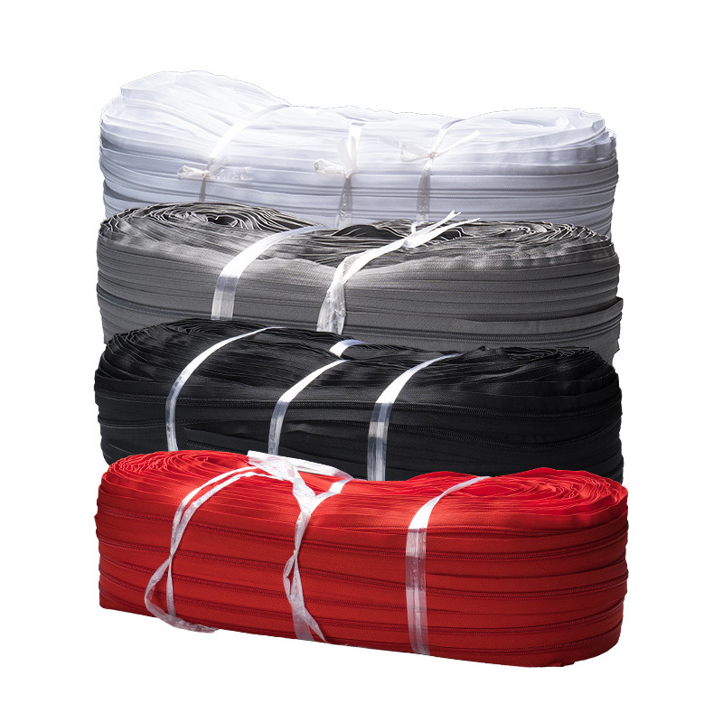 Zipper Coil for Bag Wholesale by the Yard 3# 5# 8# Nylon Zipper Roll for Sale