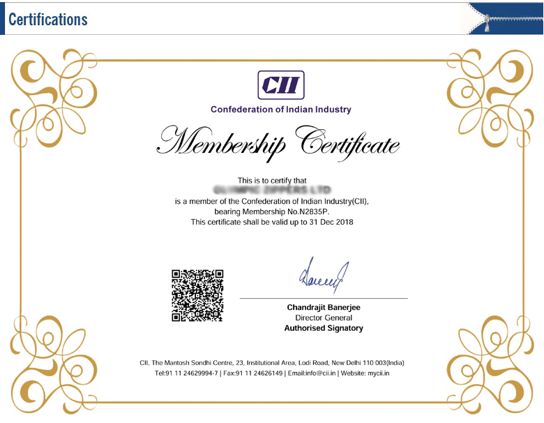 Certifications