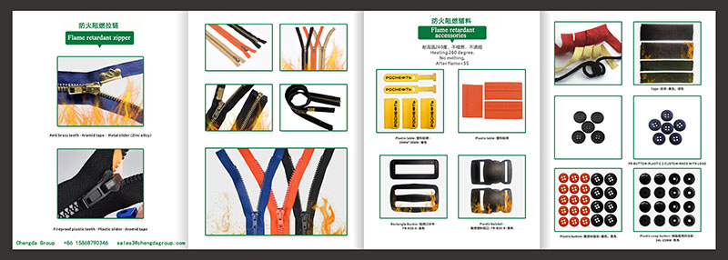 Aramid Fire Resistant FR Fireproof Vislon Zipper