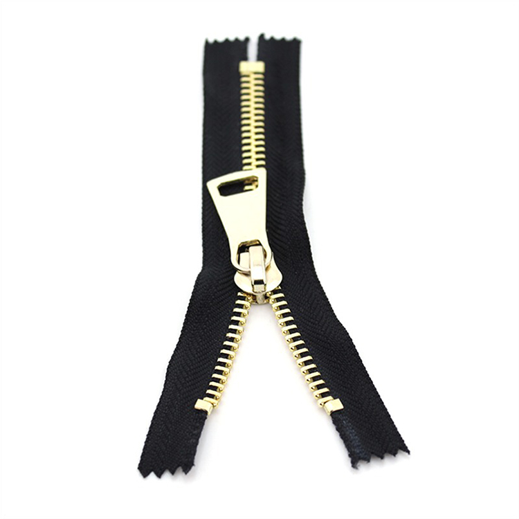 Sewing Accessories Tools 5# Metal Jacket Zipper Brass Zipper Personalized #5 Brass Zipper For Garments