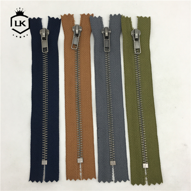 Black Aluminium Zips