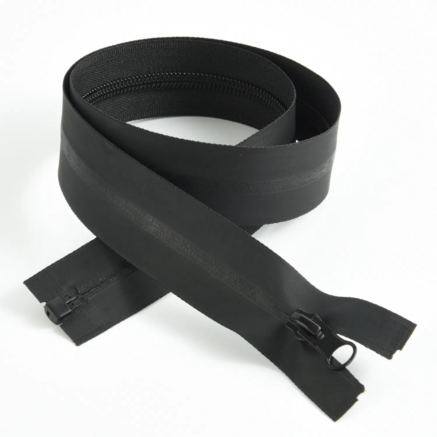 Manufacture 5# Nylon PU or TPU Waterproof Zippers Double Sliders Invisible Sewing Zipper