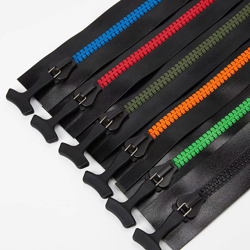 Heavy Duty Airtight Waterproof Zipper Seamless Press Glue Waterproof Zippers Custom Color For Dry Bag Outdoor Waterproof Clothe
