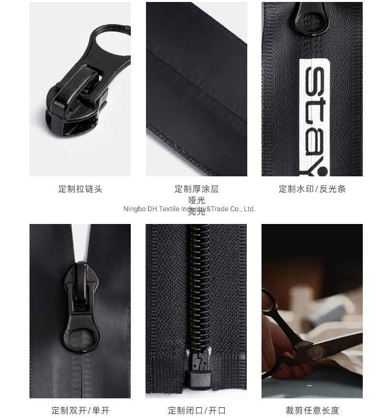 Wholesale No. 5 Nylon Waterproof Zipper O/E, TPU in Stock