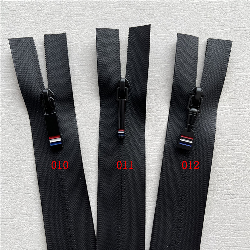 3 # Nylon TPU Waterproof Zipper For Trouser Placket Black Waterproof Zipper