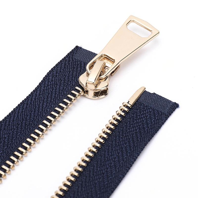 Metal Brass Zipper Detail 1