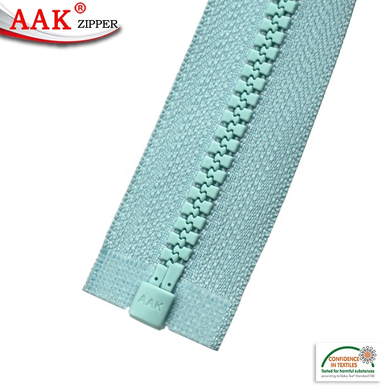 #5 Plastic Resin Zipper Reversible Slider for Jackets &amp; Coats Heavy Duty Custom Molded Plastic Wholesale