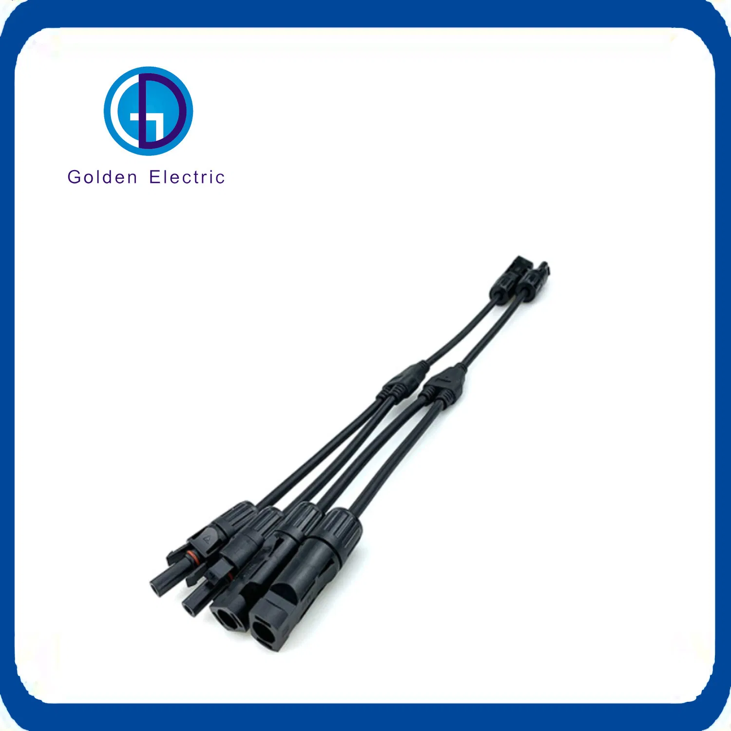 IP67 2 Conector de Painel Solar com Terminais Fêmea e Macho à Prova d'Água para Cabo de Energia DC PV