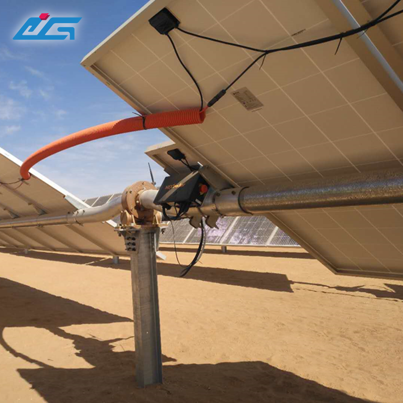 Sistema de Estrutura Solar de Rastreamento Horizontal Adequado para Suporte de Rastreamento em Regiões de Alta Latitude Personalizado e Marcação
