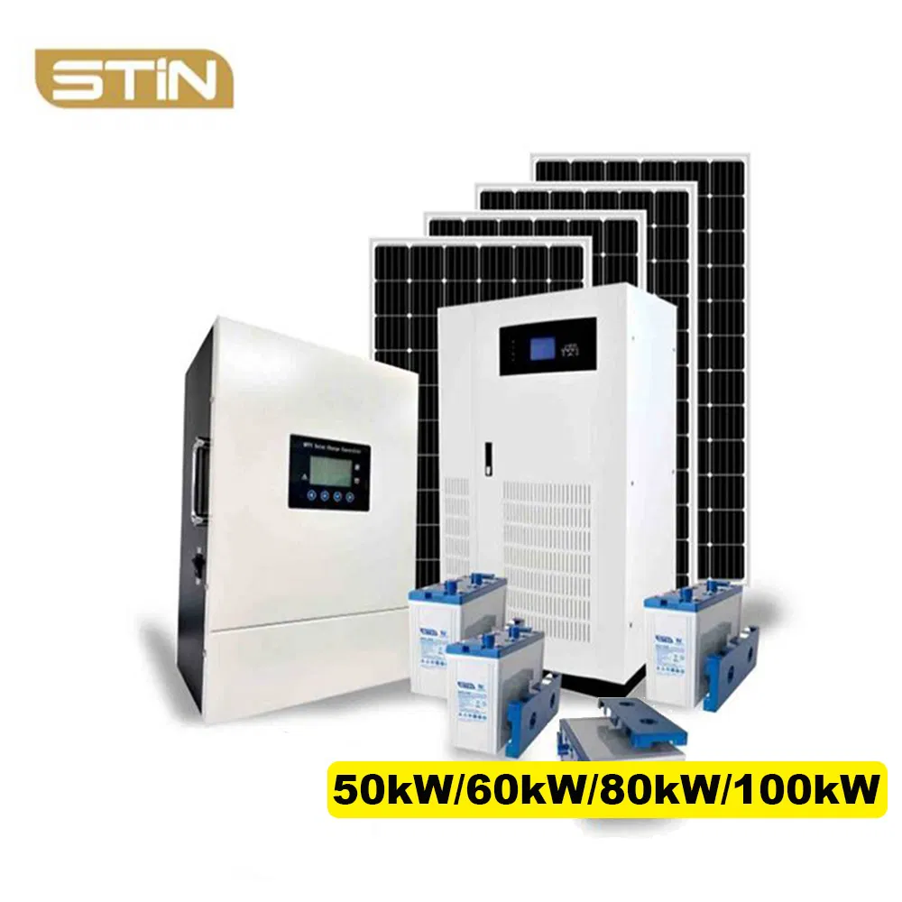 100kw Sistema de Painéis Solares Conectado à Rede para Soluções de PV Distribuídas para Casa Preço Acessível