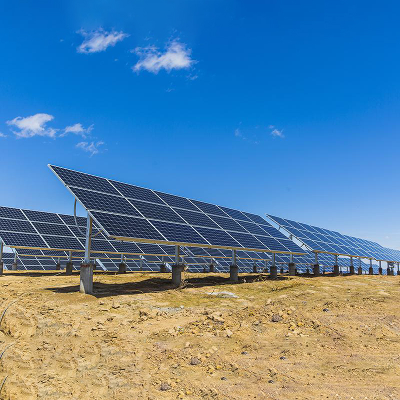0.5kw~100kw Sistema de Rastreamento Solar Ativo de Eixo Único para Painel Fotovoltaico