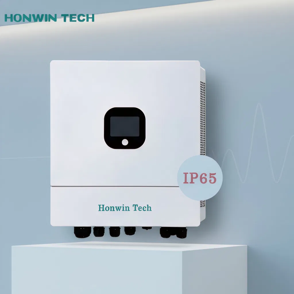 Inversor Solar Híbrido Personalizável: 4-11HP, 3kw 3.38kw 4kw 5kw 6kw 8kw Armazenamento de Energia IP65 À Prova D'Água, Suporte a Gerador, com Baterias e Controle por APP