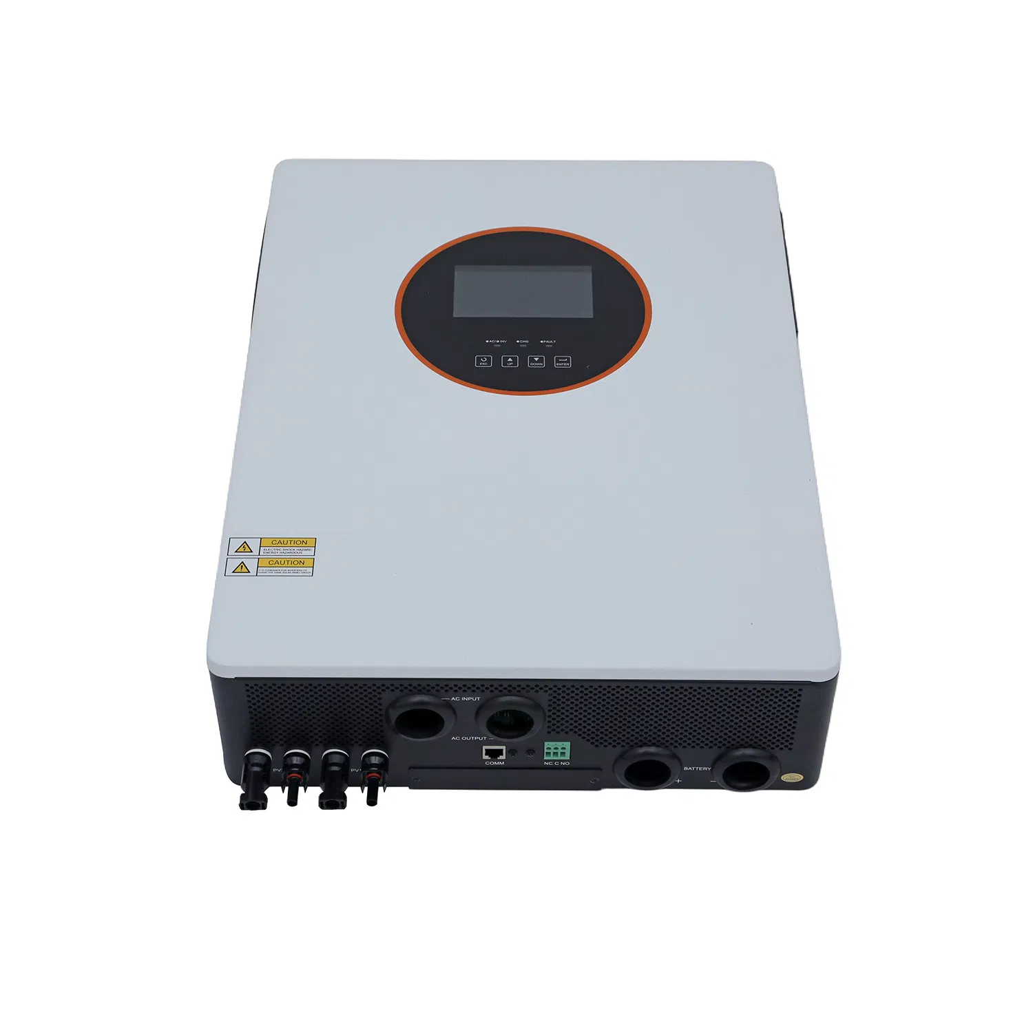 Inversor Solar Híbrido Off Grid com Controlador de Carga MPPT de Onda Senoidal Pura de Alta Frequência para Bateria de Chumbo Ácido e Lítio 5500W