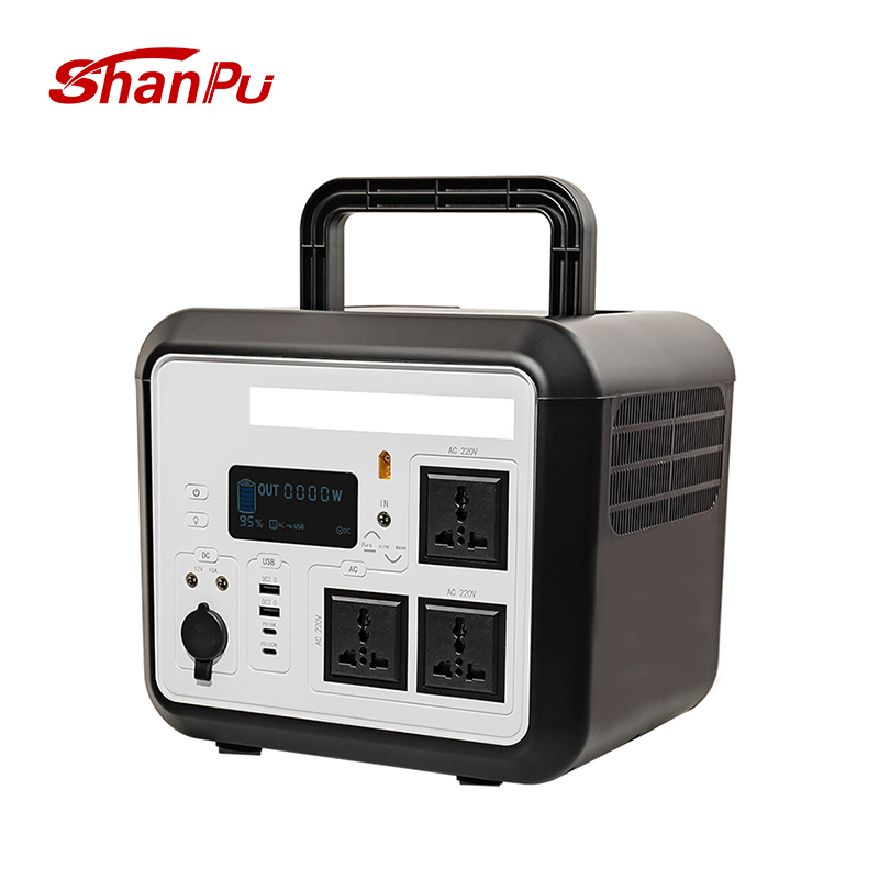 Estação de Energia LiFePO4 Gerador Solar UPS AC 1500W 1152wh Gerador Solar Portátil para Casa Camping