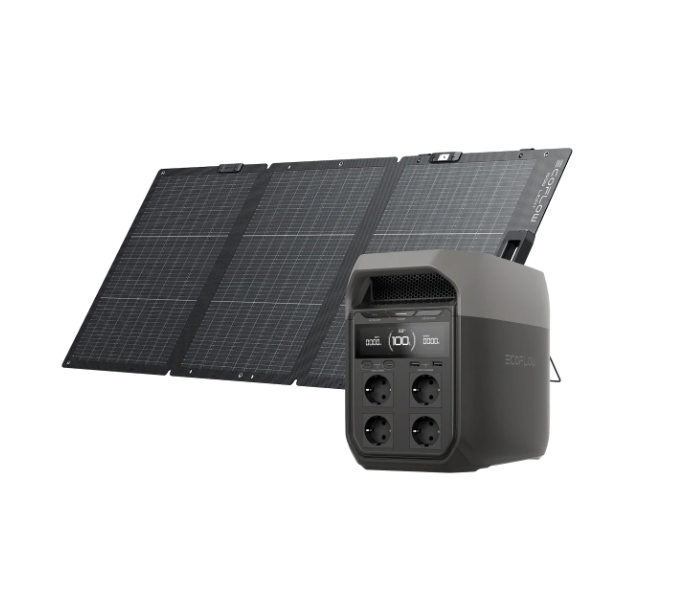 Gerador Solar Portátil Ecoflow Delta 3 Versão EU UK Cn 1800W 1kwh UPS