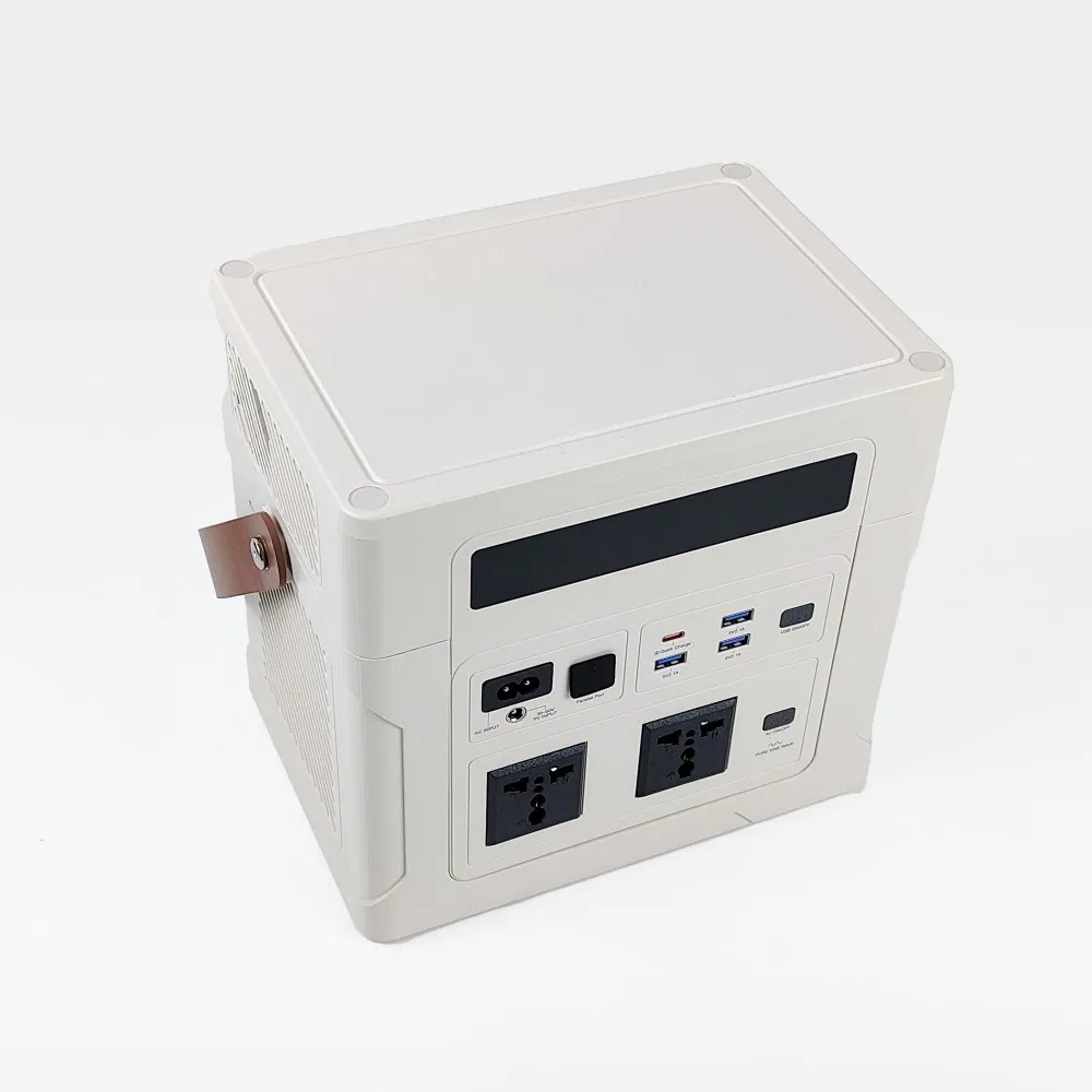 Sistema de Energia Solar Portátil para Emergências 1000W 1kw Gerador Solar Multifuncional com Banco de Energia e Estação de Energia para Uso Externo