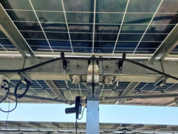 Sistema de Rastreamento Solar de Duplo Eixo Suporte de Montagem Solar em Aço Galvanizado