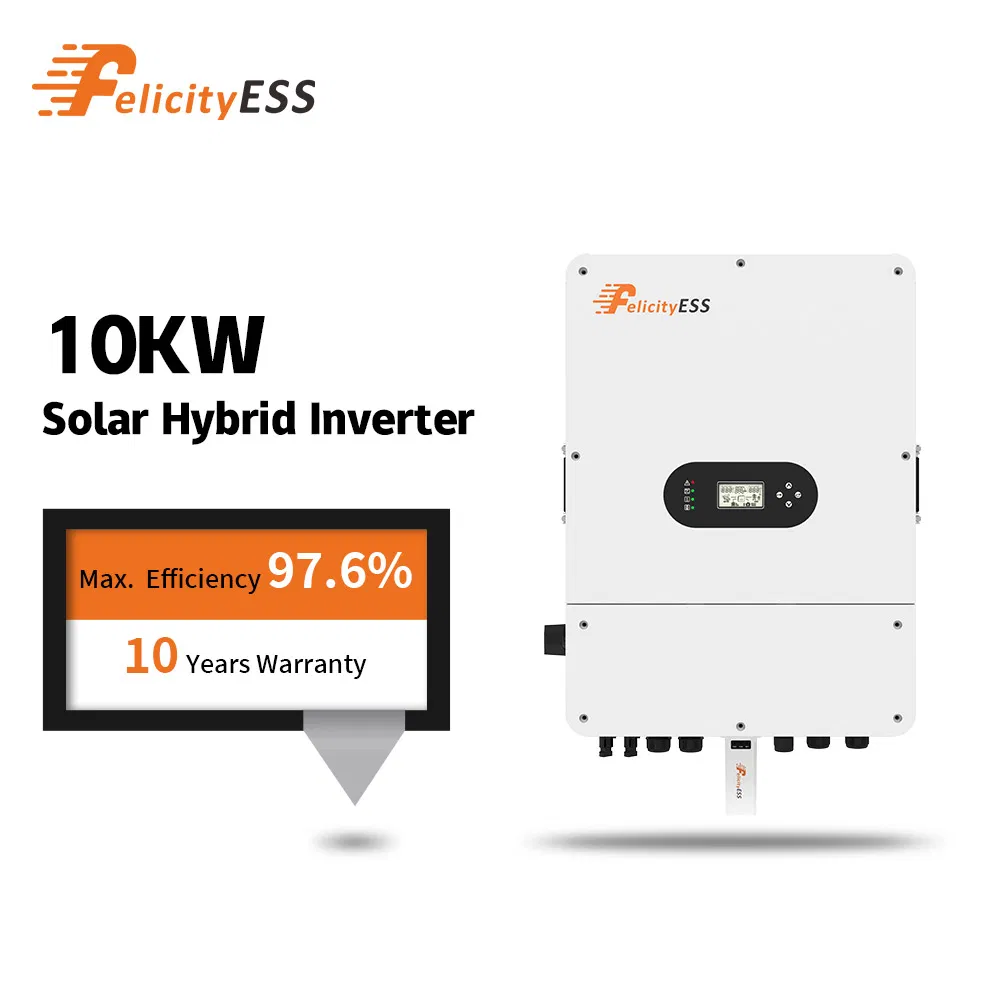 Felicityess 10kw em inversor híbrido solar de alta frequência off-grid com tecnologia de controlador MPPT IP65 proteção