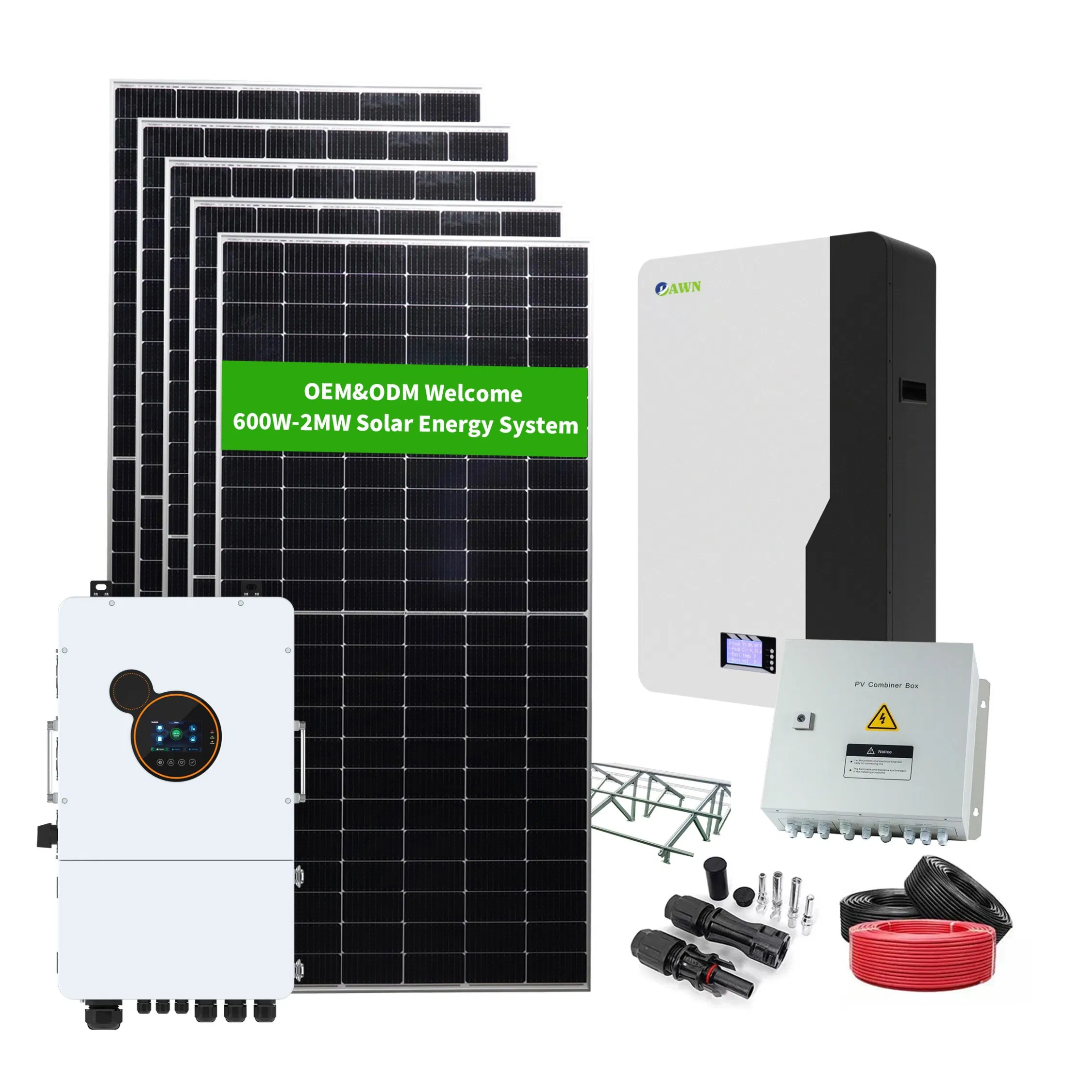 Novo Sistema de Energia 8000W Gerador Portátil de Energia Solar para Uso Doméstico