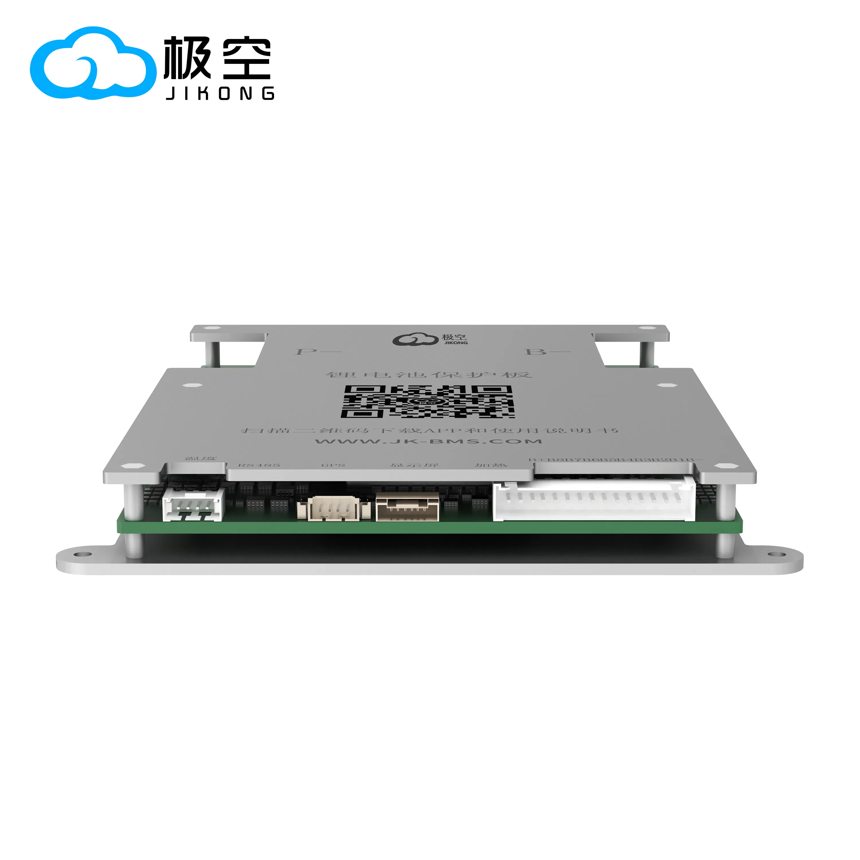 BMS Inteligente Jkbms Ativo Balanceamento 8s 16s 12V 24V 48V 72V LiFePO4 100A 120A 150A 200A 250A 300A BMS para Pacote de Bateria de Íon de Lítio