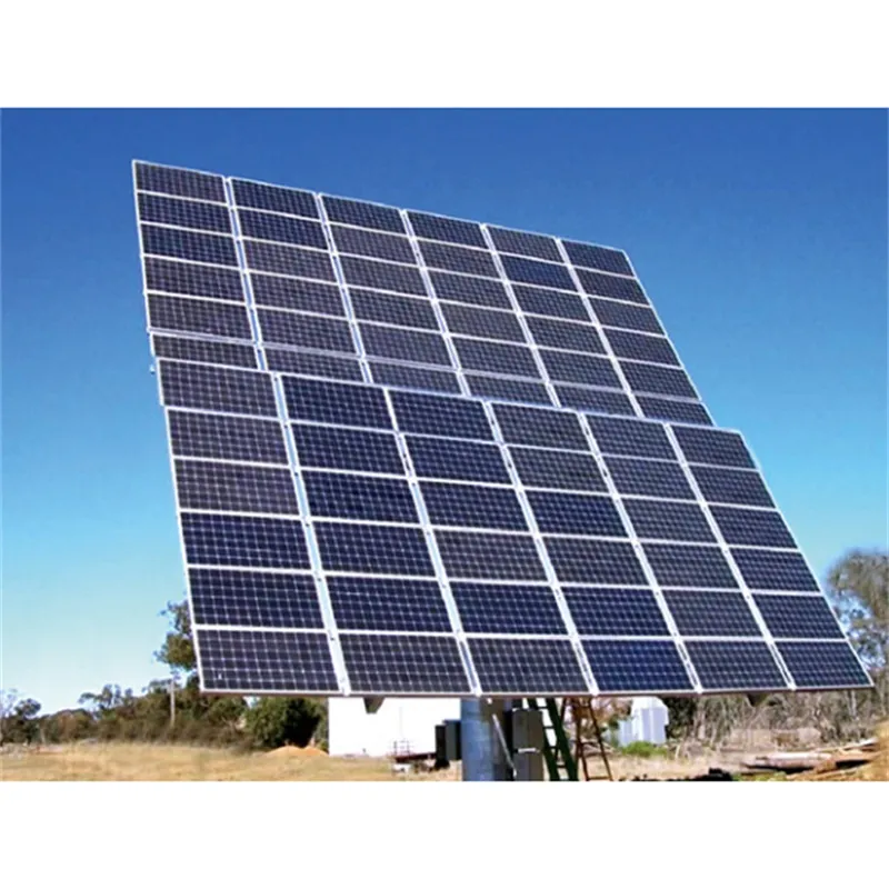 Estrutura de Módulo PV de Instalação Fácil Suporte Sistema de Montagem Solar no Solo Ajustável com Rastreamento
