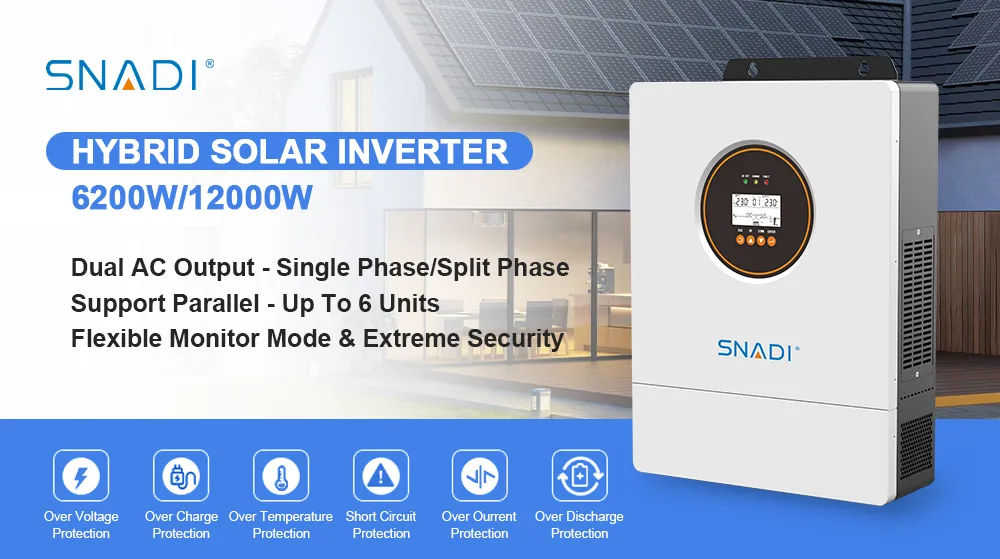 Inversor Solar Híbrido Detalhe 2