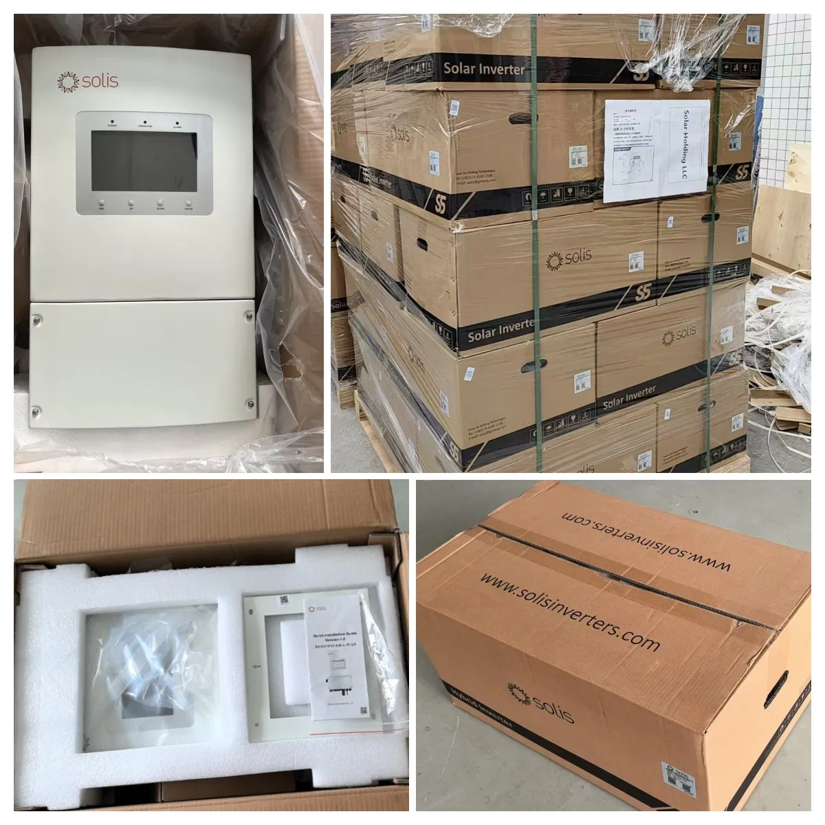 Inversor Solar Solis 30-50kw Inversor Híbrido Trifásico Inversores DC/AC