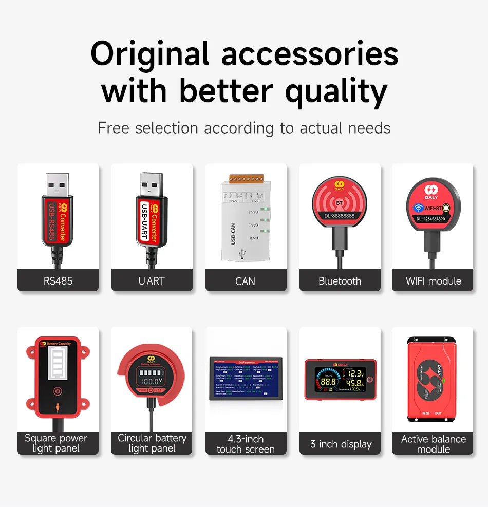 Bateria de Lítio Inteligente BMS LFP LiFePO4 Pack de Bateria de Lítio 6