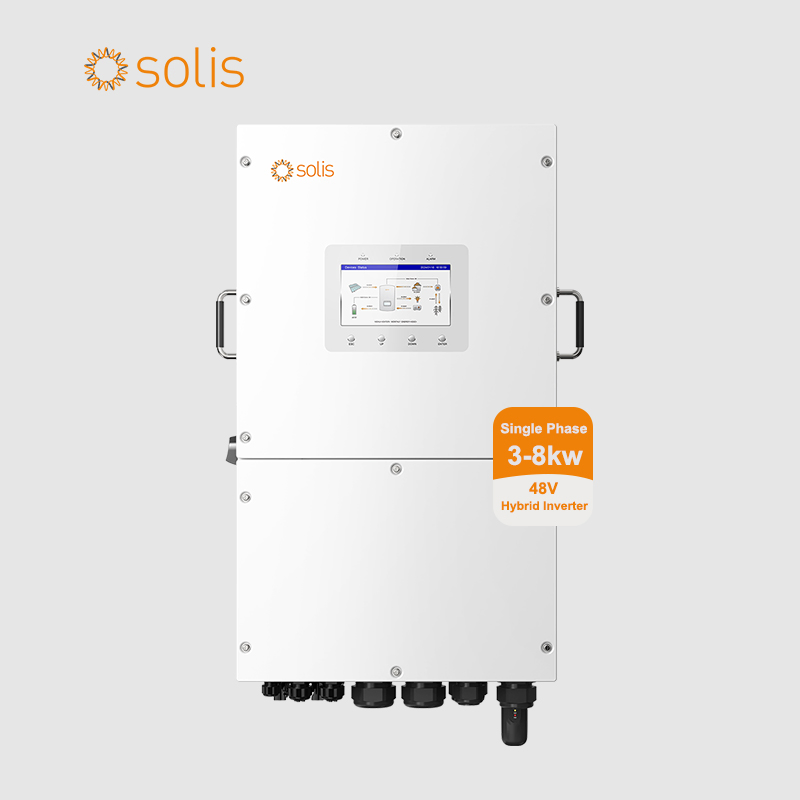 Inversor Solar Híbrido Solis S6-Eh1p (3-8) K-L-Plus 3kw 3.6kw 5kw 6kw 8kw Inversor de Armazenamento de Energia de Baixa Tensão Monofásico