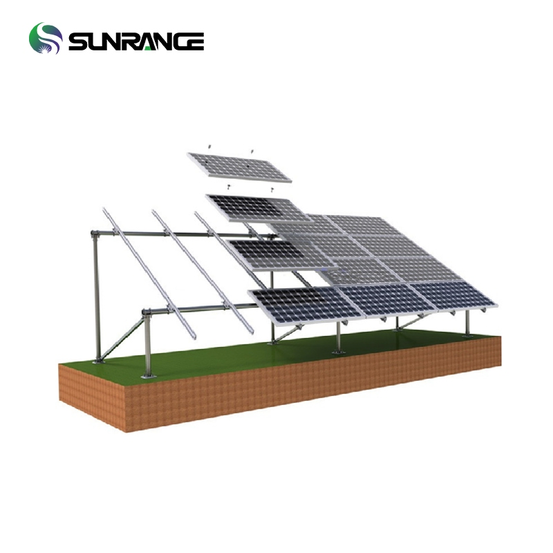 Estrutura de Montagem de Alumínio para Painel Solar Sunrange Ground Rooftop