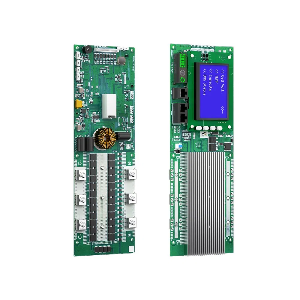 Daly Smart BMS 16s 48V 100A 200A Sistema de Armazenamento de Energia Solar Doméstica Lítio LiFePO4 Pacote de Baterias Balanceamento Passivo Inversor