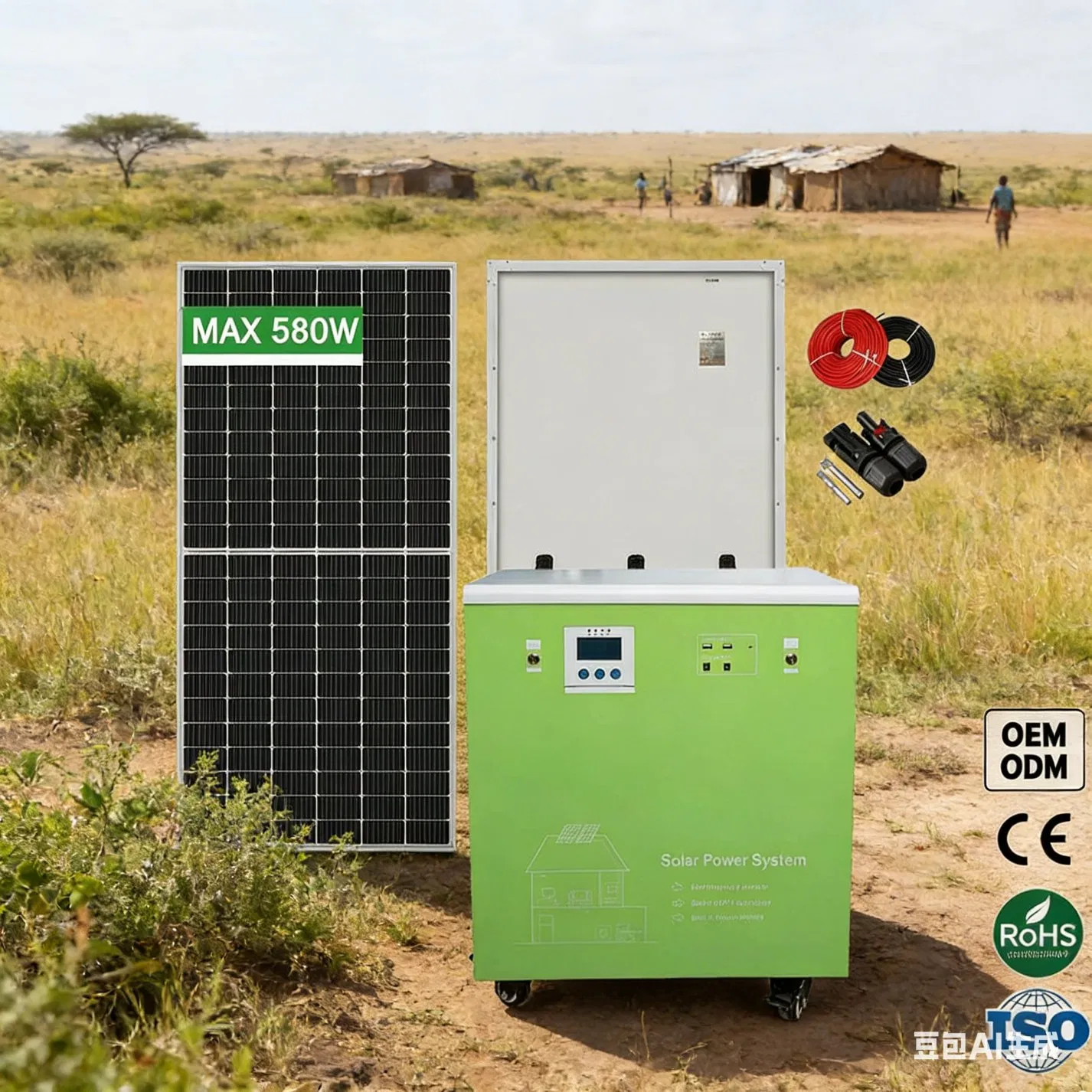 Sistema de Energia Solar com Design Integrado de Rastreamento Inteligente MPPT Tudo em Um