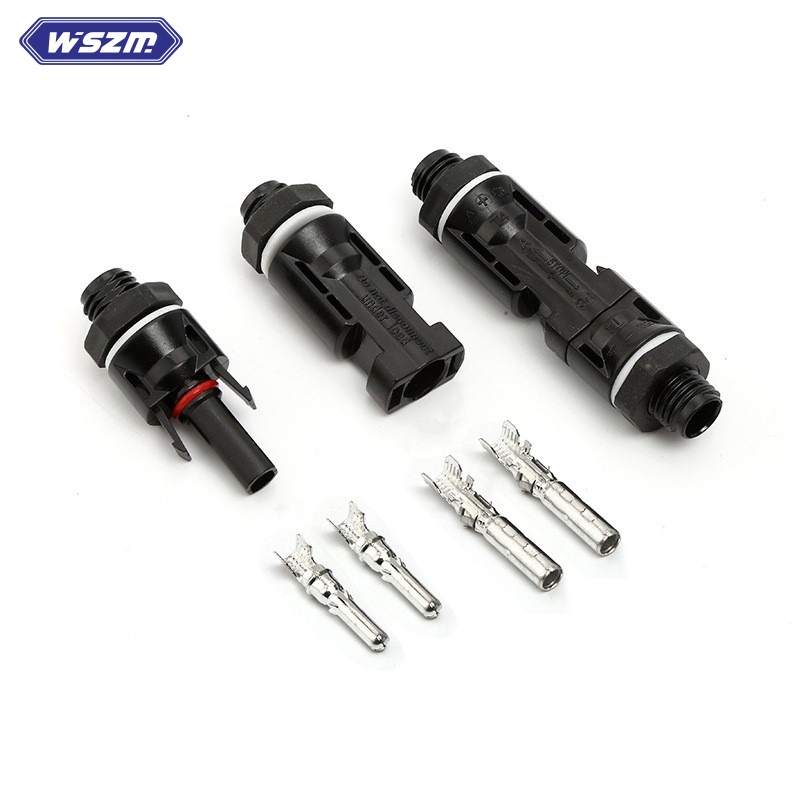 Mc4 Conector de Cabo Compatível à Prova d'Água para Montagem de Painel Solar