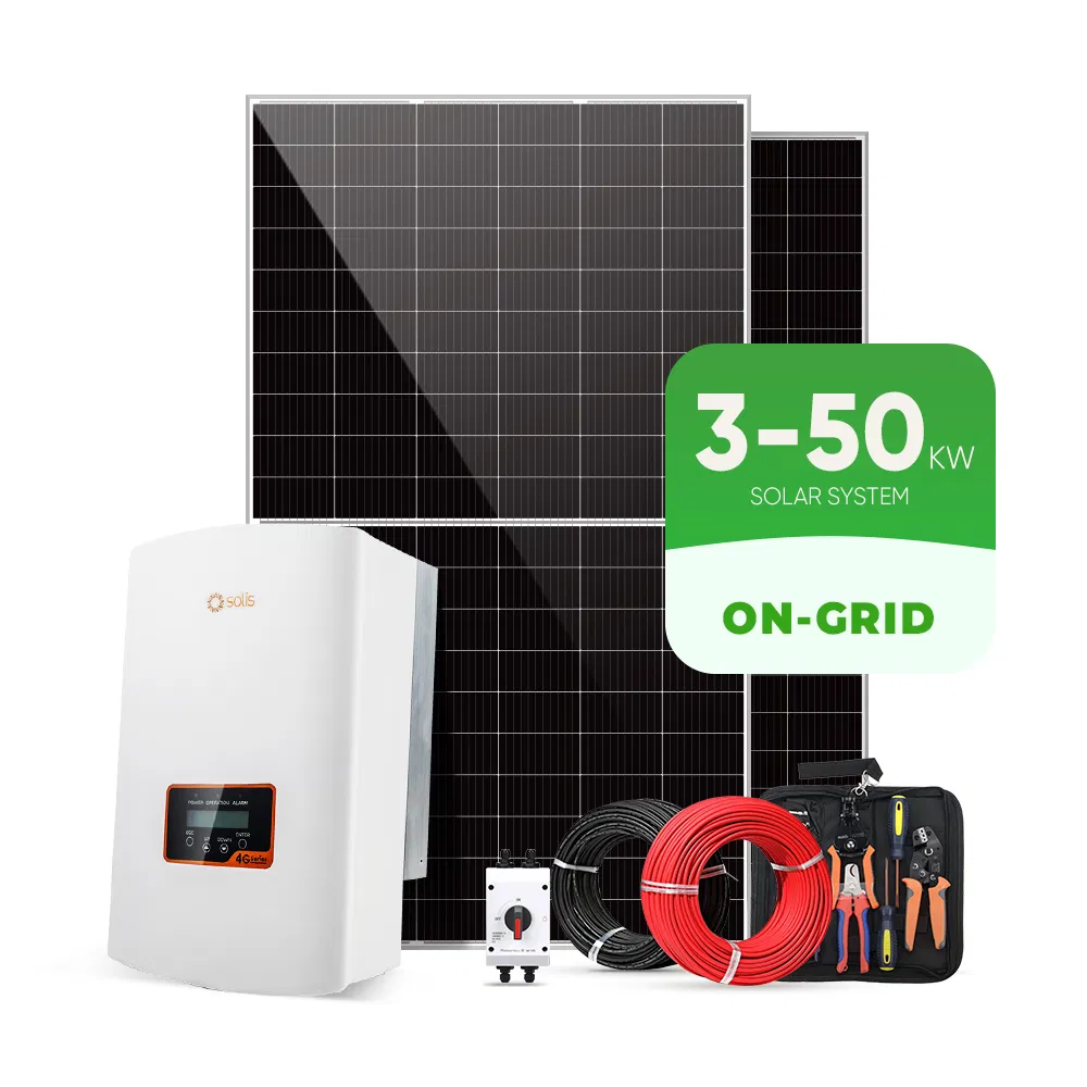 8kw Sistema Solar Conectado à Rede para Uso Residencial