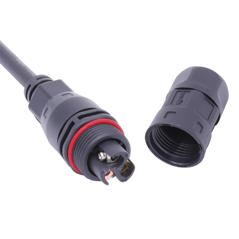 M20 3 Conector de Cabo Solar Tipo L IP65 Conector à Prova d'Água com Moldagem