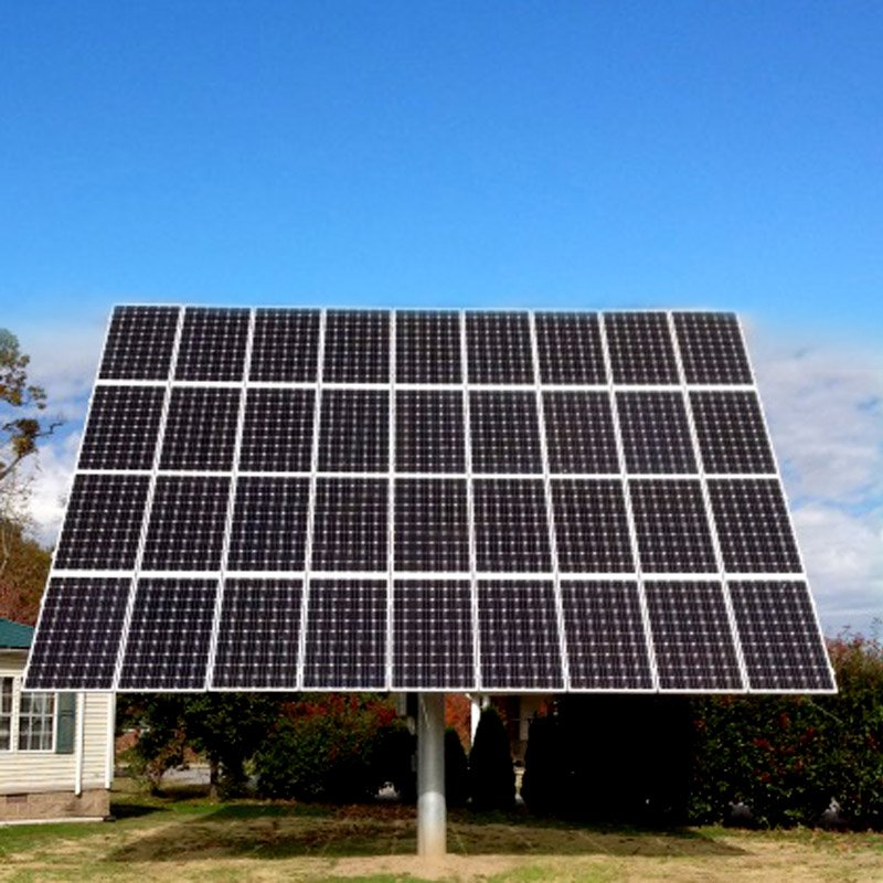 Suporte de Rastreamento Solar Automático 10kw Sistema de Montagem de Rastreador Solar de Duas Eixos