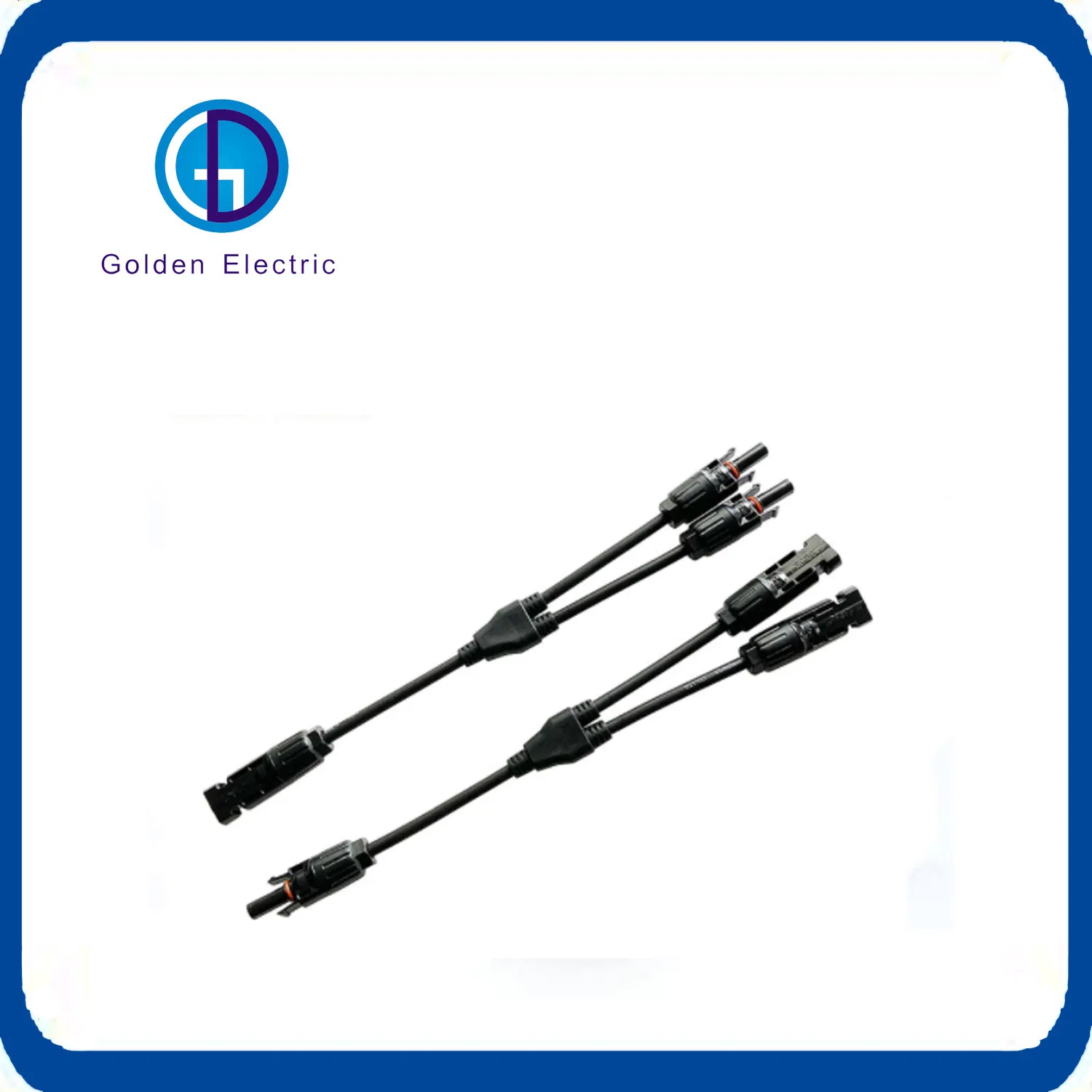 IP67 2 Conector de Painel Solar com Terminais Fêmea e Macho à Prova d'Água para Cabo de Energia DC PV