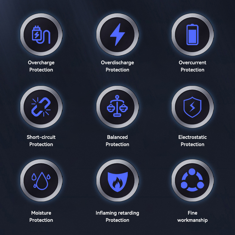 Módulo de Circuito de Proteção Inteligente Balanceado Personalizado BMS 6s 10A Placa PCBA 6s BMS para Bateria de Lítio