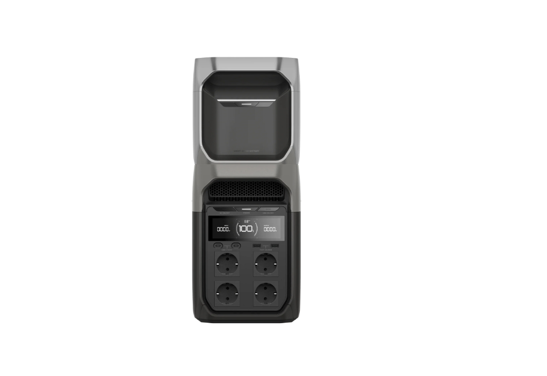 Gerador Solar Portátil Ecoflow Delta 3 Versão EU UK Cn 1800W 1kwh UPS