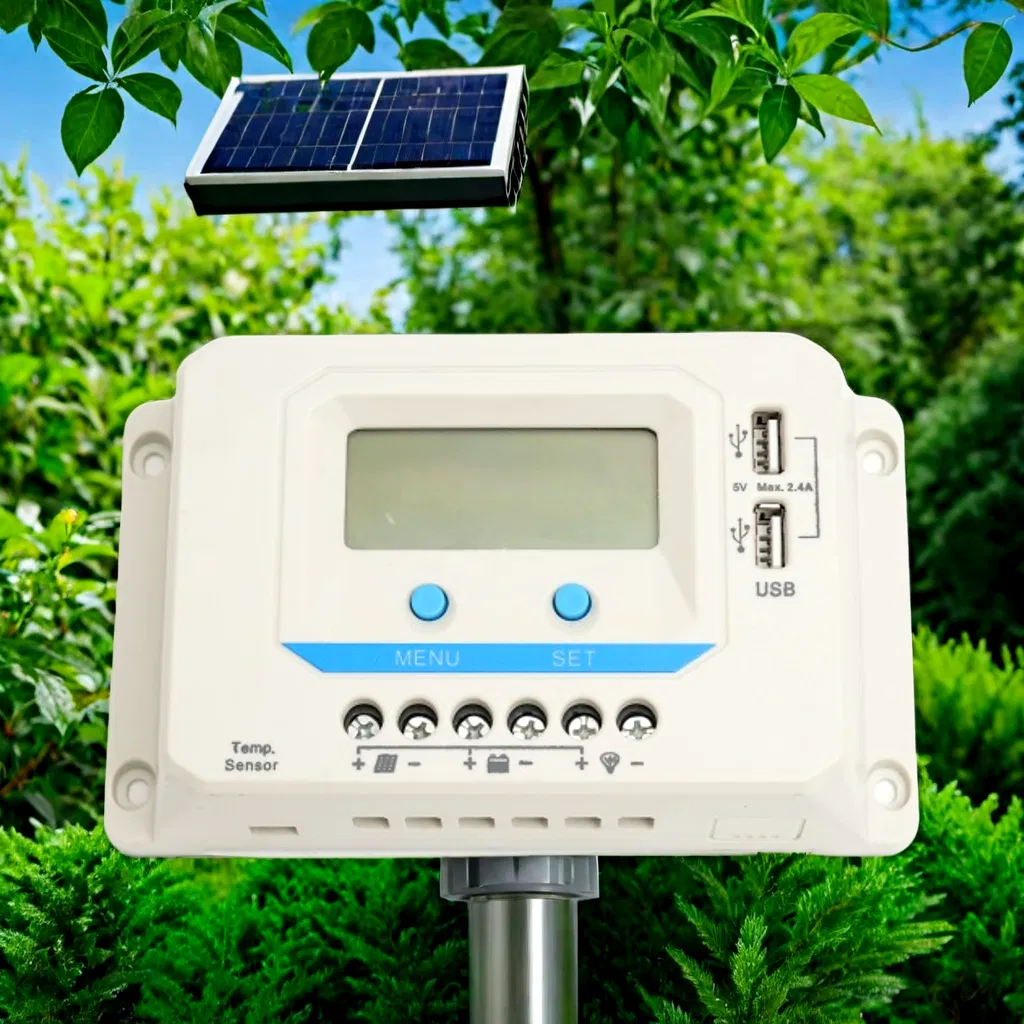 Controlador de Carga Solar Avançado Junengjiu 18A para Gestão Eficiente de Energia
