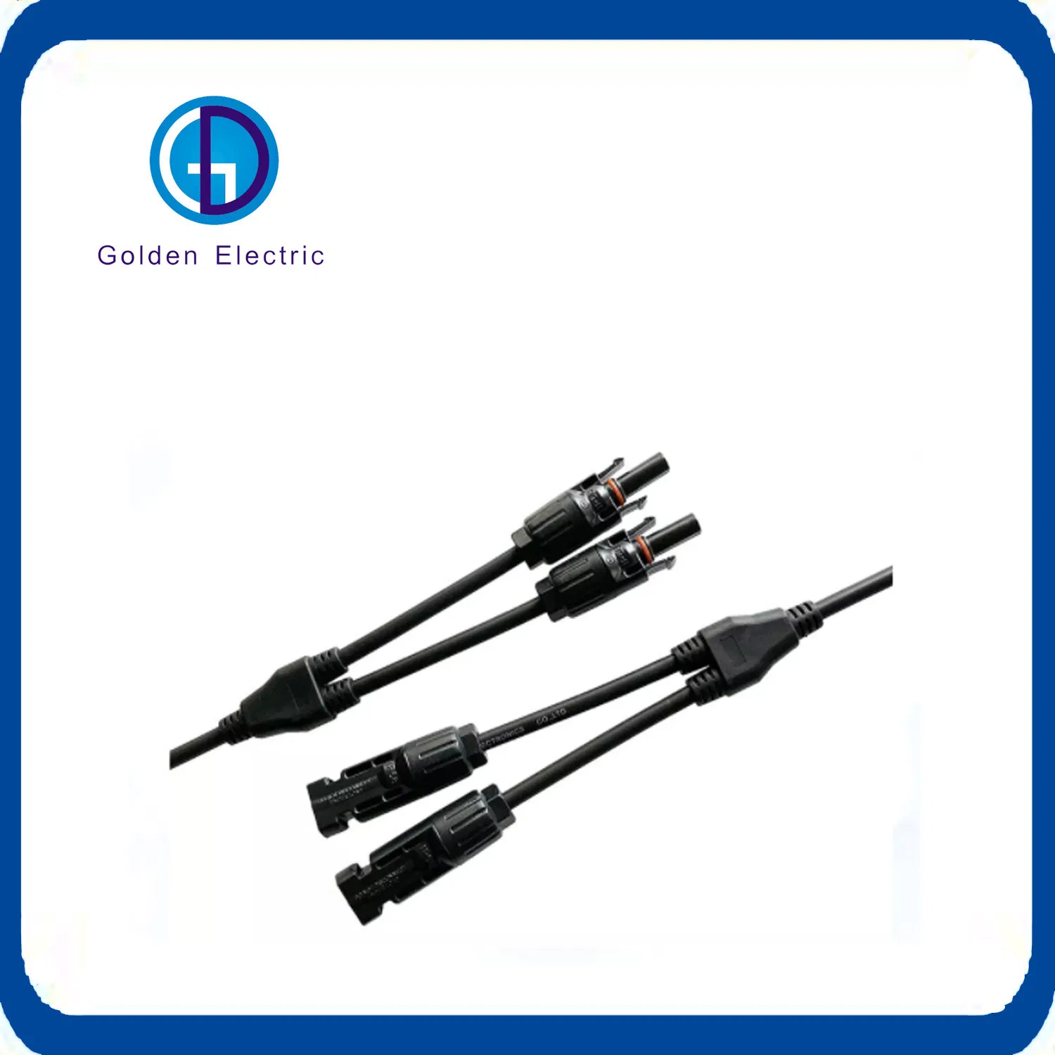 IP67 2 Conector de Painel Solar com Terminais Fêmea e Macho à Prova d'Água para Cabo de Energia DC PV