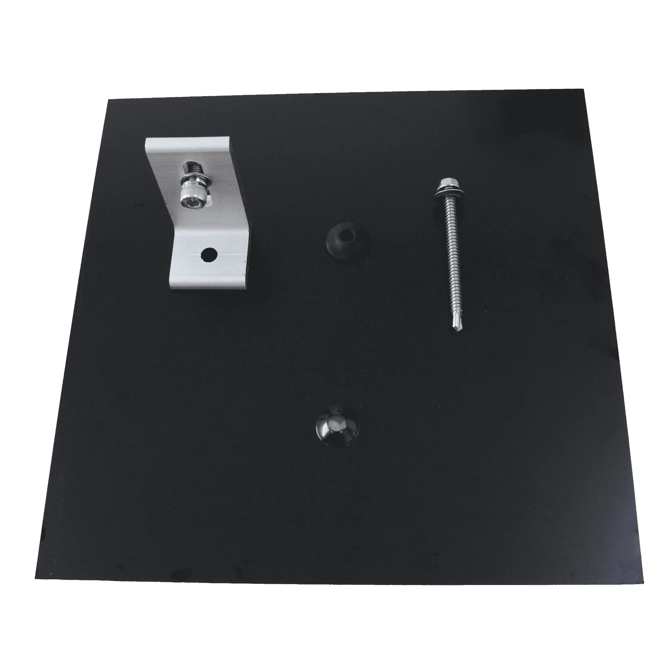 Novo Kit de Montagem de Estrutura de Suporte Solar com Flashing para Telhado de Telhas de Composição
