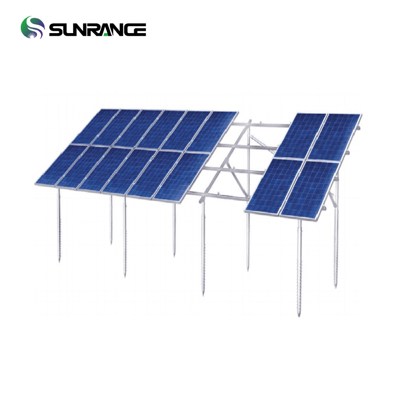 Estrutura de Montagem de Alumínio para Painel Solar Sunrange Ground Rooftop