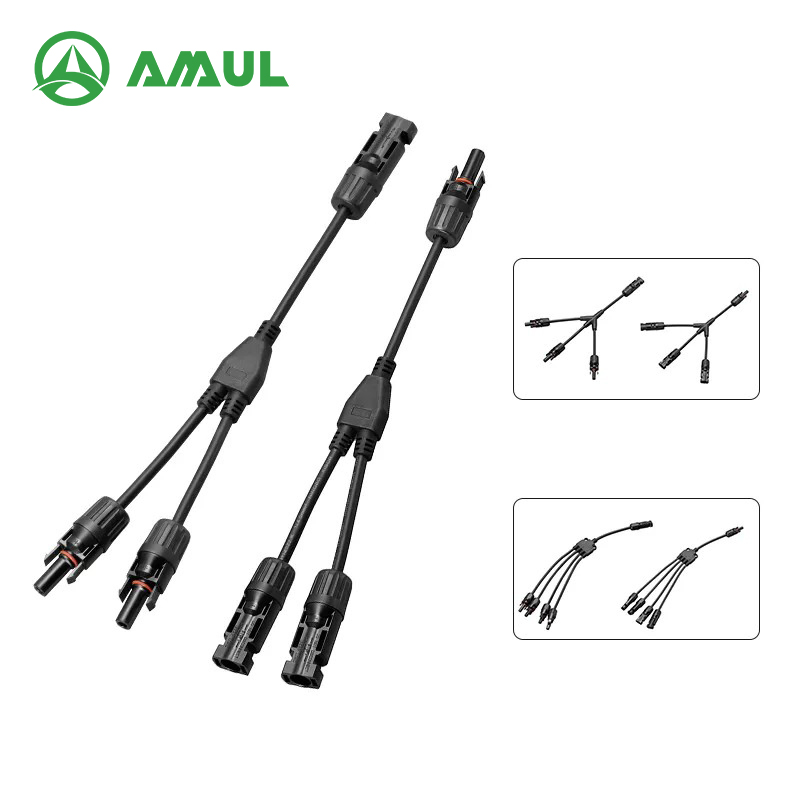 Mc4 Y1/2 1000V Conector de Cabo Solar DC Ramal Fio Divisor PV