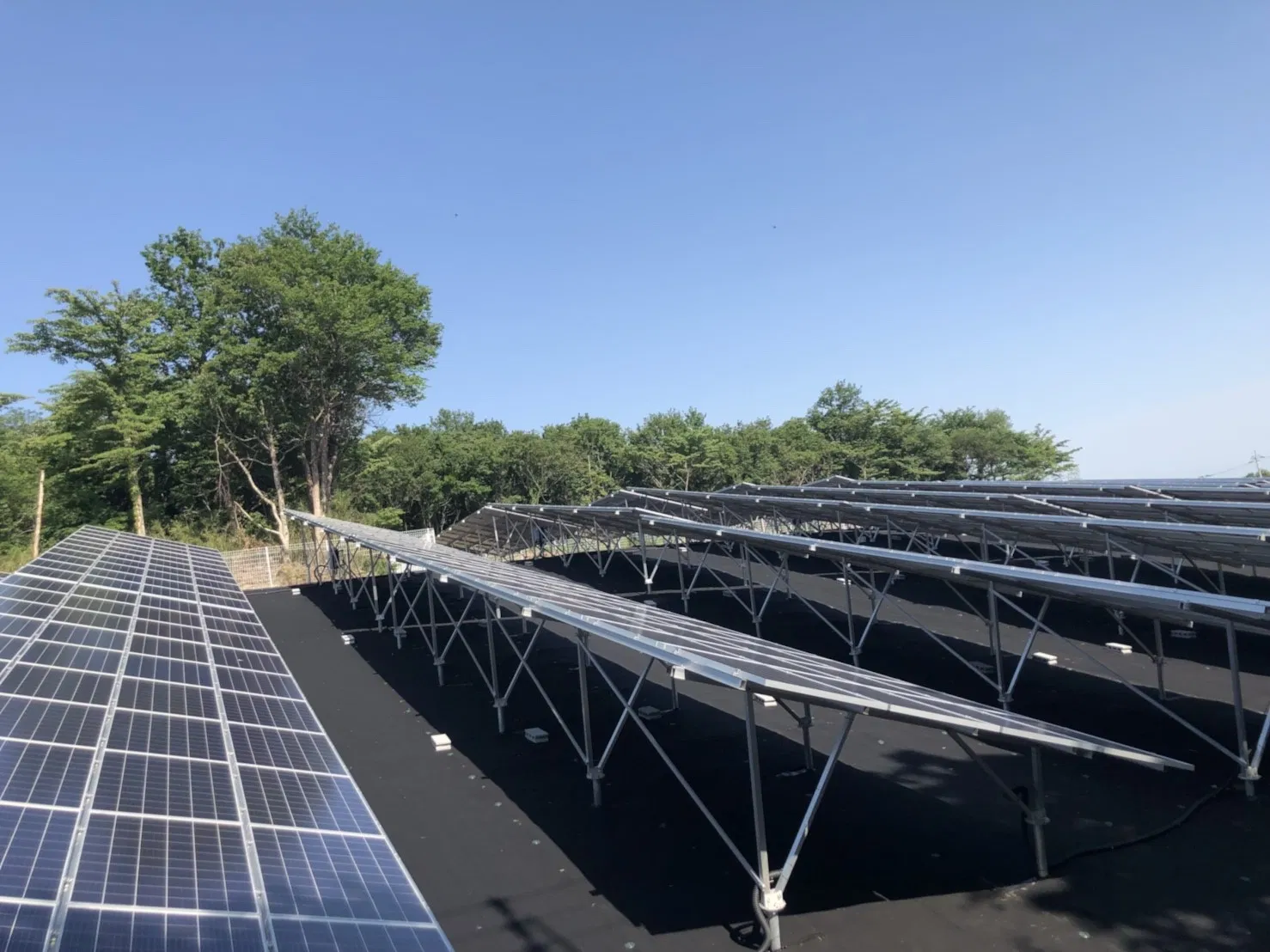 Estrutura de Montagem de Módulo Solar de Alumínio para Planta Solar em Solo