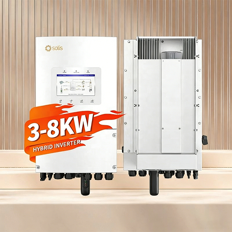 Inversor Solar Híbrido Monofásico Solis 3 Kw 5 Kw 6 Kw 8 Kw 9 Kw 10 Kw IP66 em Rede fora da Rede Inversor Fotovoltaico para Uso Doméstico