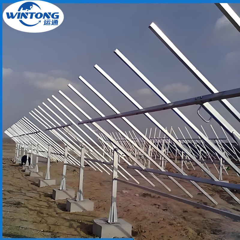 Estrutura de Montagem Fotovoltaica Galvanizada a Quente para Estrutura de Painel Solar de Carport