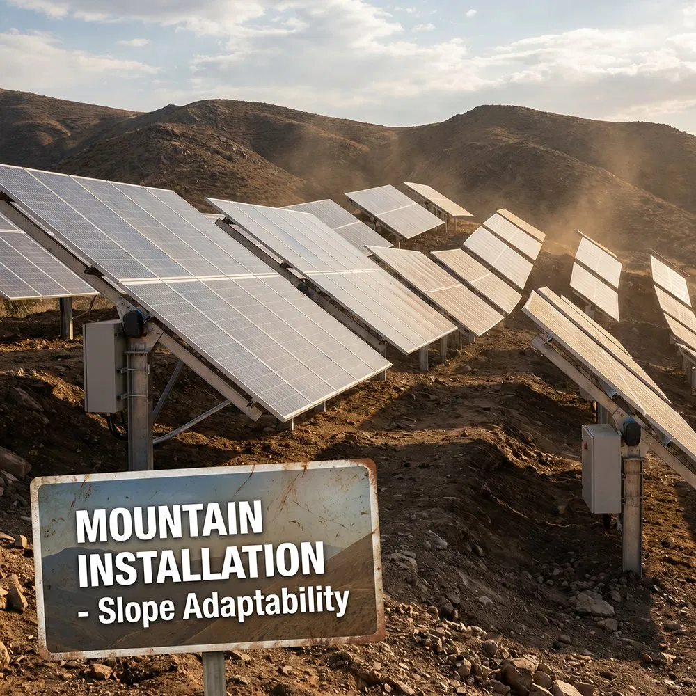 Sistema Fotovoltaico de Montagem com Rastreador Solar Dual de Alta Precisão